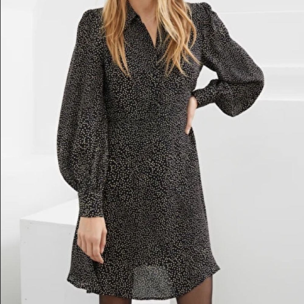 & OTHER STORIES Mini Long Sleeved Shirt Dress